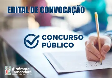 Saíram os editais de convocação do CONCURSO PÚBLICO. 